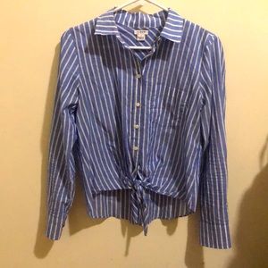 Jcrew tie knot shirt
